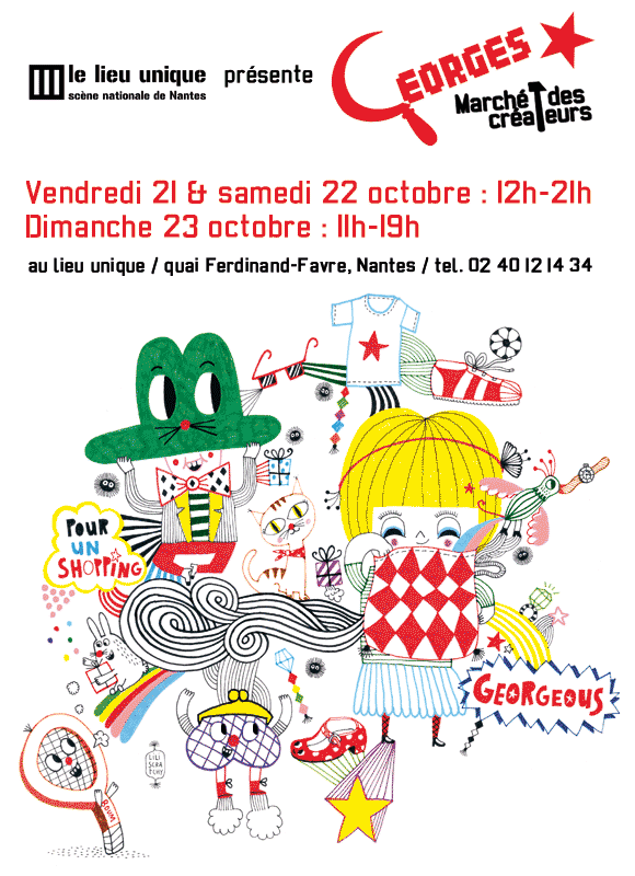 Georges, marché des créateurs à nantes LU Calepino au Marché des créateurs Georges Nantes